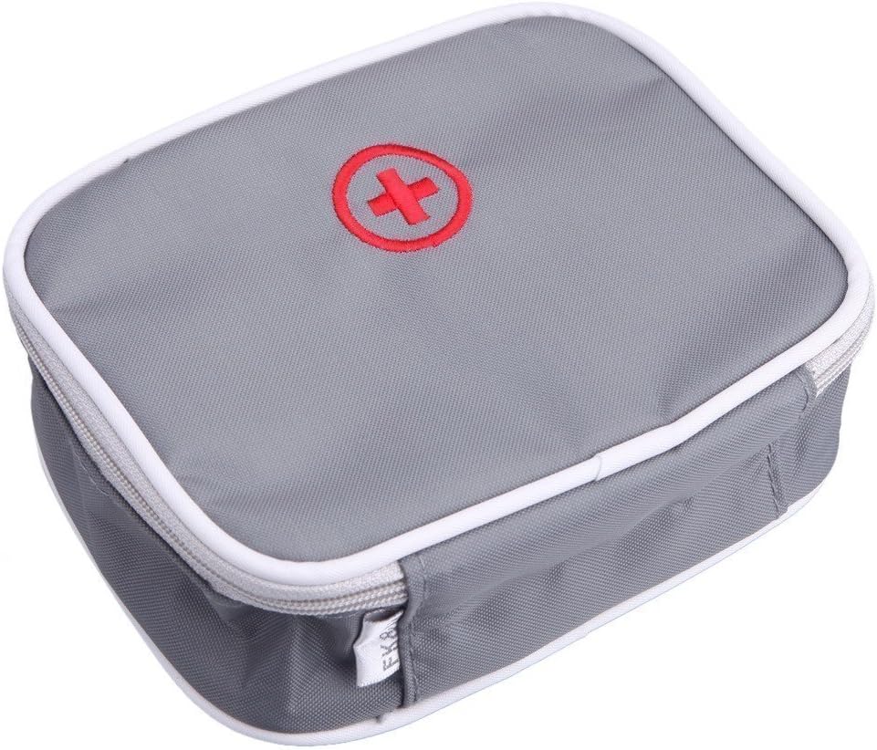 ORTON MART Travel First Aid Pouch for Outdoor, Medical Bag Emergency Survival First Aid Kit, Medicine Storage Bag, Emergency First Aid Kit Pouch, Medicine Bag for Home Travel Camping Sport