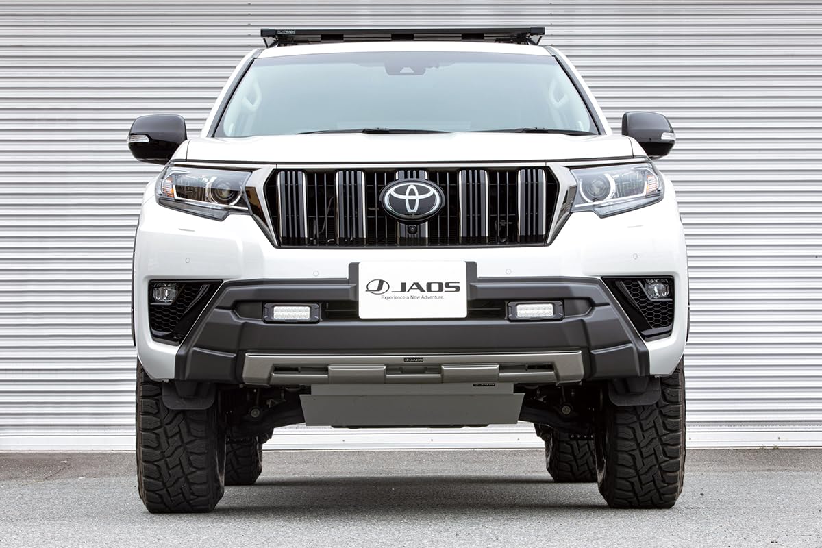 JAOSフロントバンパーガード塗装品 マットブラックTOYOTAプラド150系 JAOS（ジャオス） フロントバンパーガード 塗装品 マットブラック