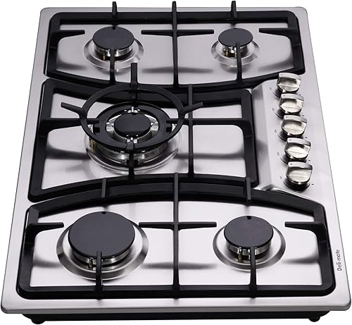 Miniatura 5 de Placa de cocina de gas de 30 pulgadas GLPNG convertible de gas de acero inoxidable Cocina de gas incorporada DM527-SA03Z Estufa de gas