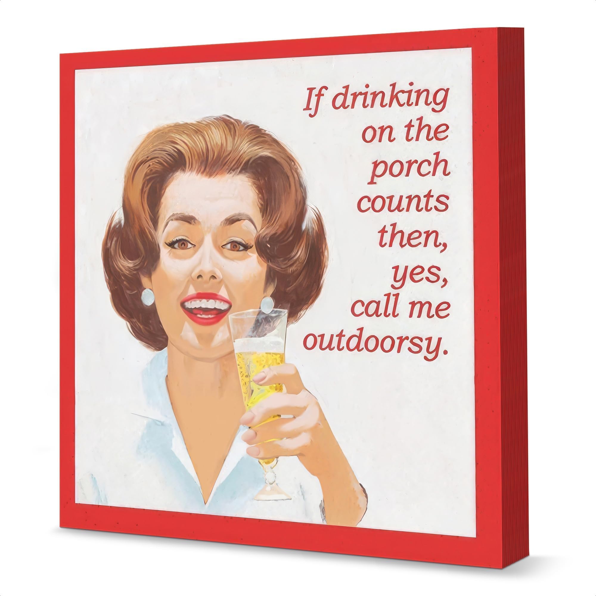 LIBERHAUS 624-08538 Call Me Outdoorsy Cocktail Napkins, Paper, Multicolor