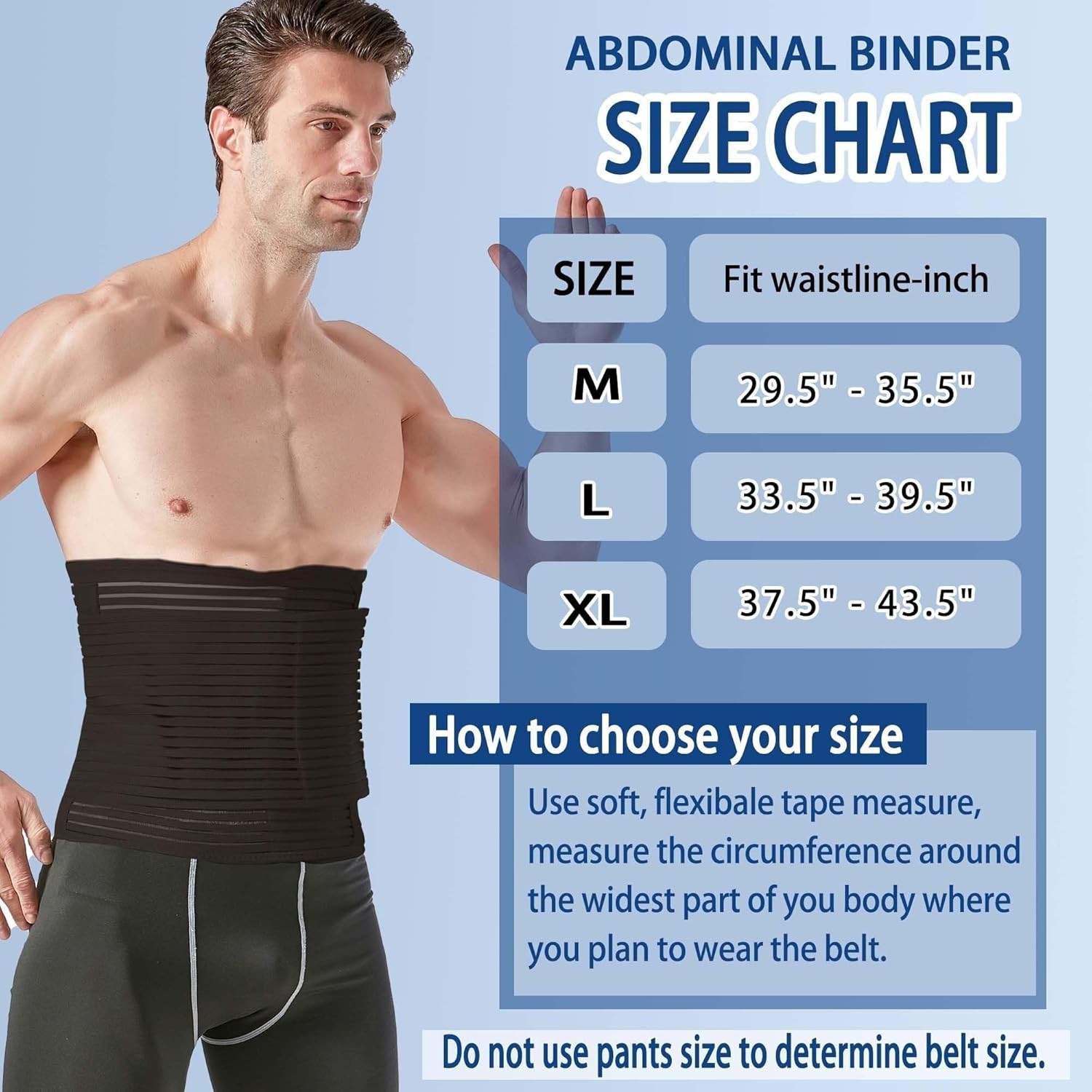Lumbar Support Belt Back Support Back Brace Abdominal Support Belt for Men and Women, Sports Belt Body Shaping Belt