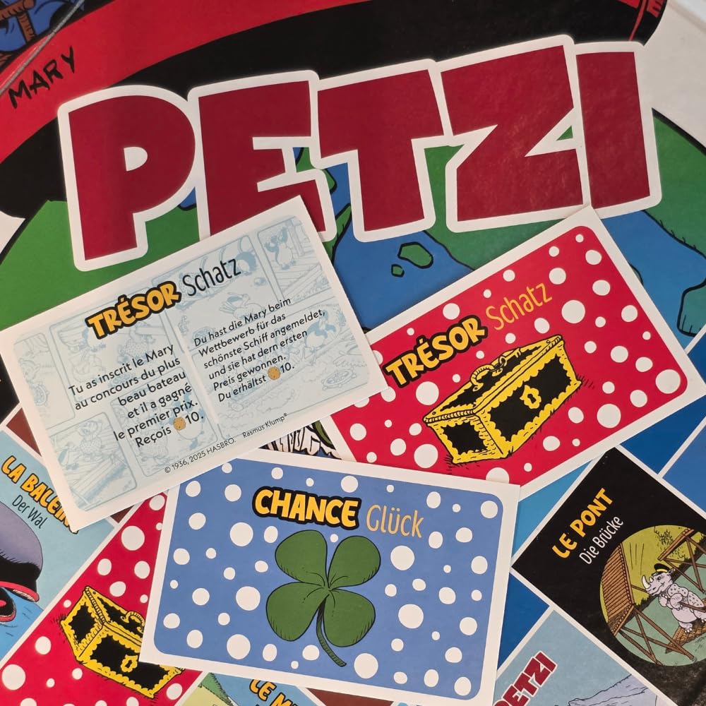 Monopoly Petzi & Rasmus Klump - Das Brettspiel für Kinder & Sammler | Le Jeu de Société Pour Enfants & Collectionneurs - Deutsch/Français (Bilingual) Winning Moves