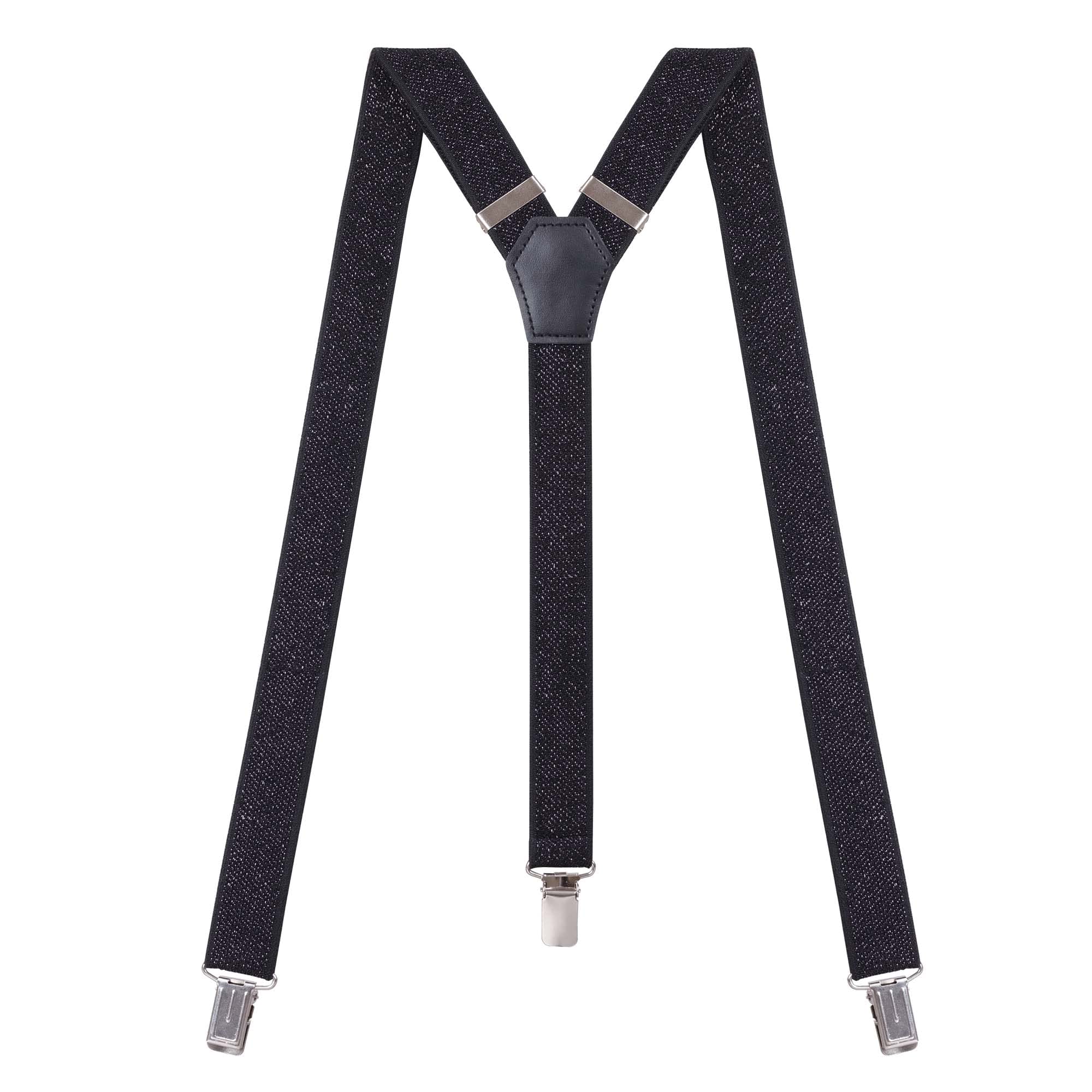 Womens Suspenders – Y Back Style – 1" Width - Comfortably Adjustable Elastic Straps and Metal Clips