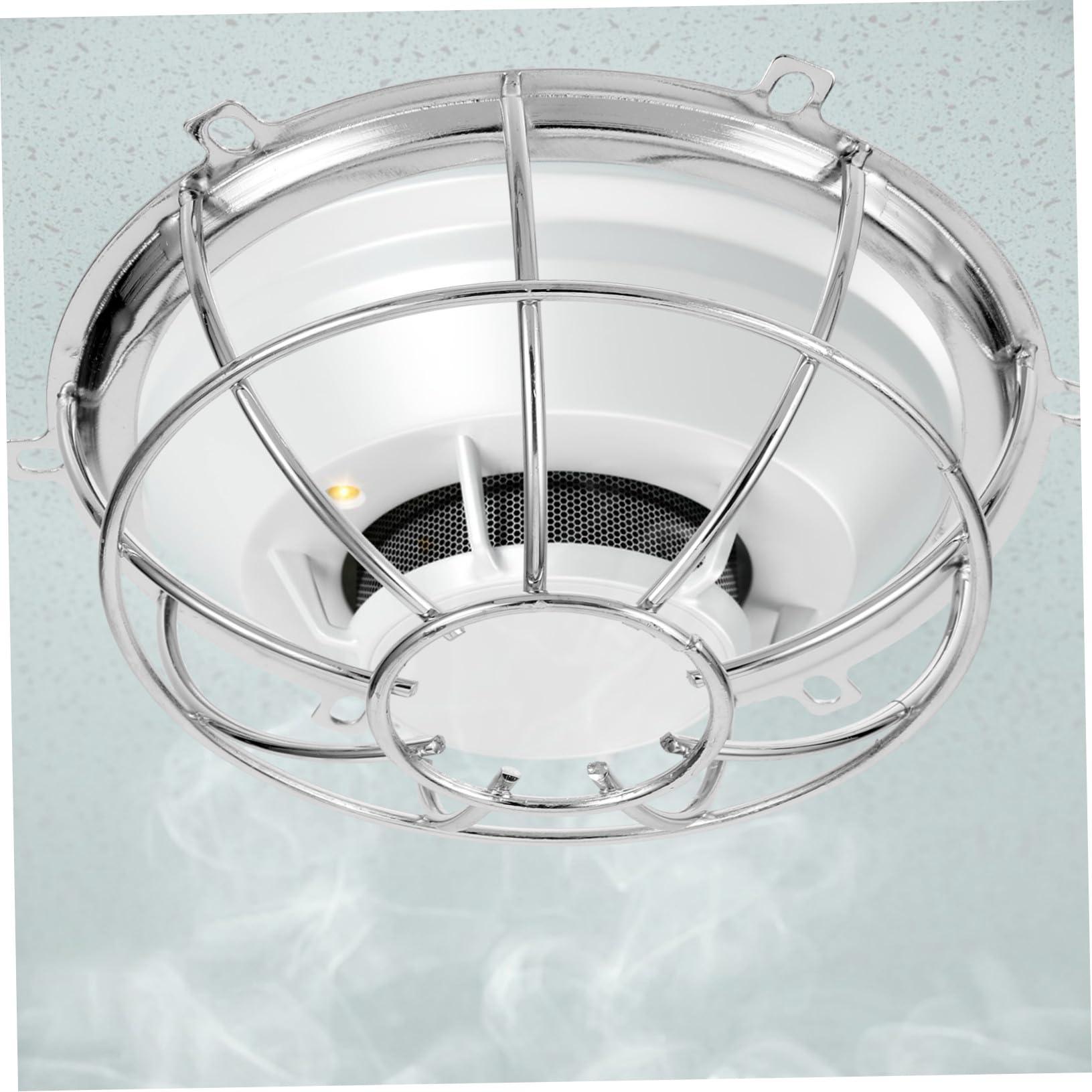 7 Piezas Protector para Detector de Humo Resistente y Decorativo para Sistemas contra Incendios Hogares y Comercios Fácil Instalación y
