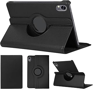 SWEIMEN Case for Huawei MatePad 11.5 S, PU Leather Tablet Case with 360° Rotatable Stand, Multi-Angle Protection, Watching Videos, Reading, Browsing, Typing