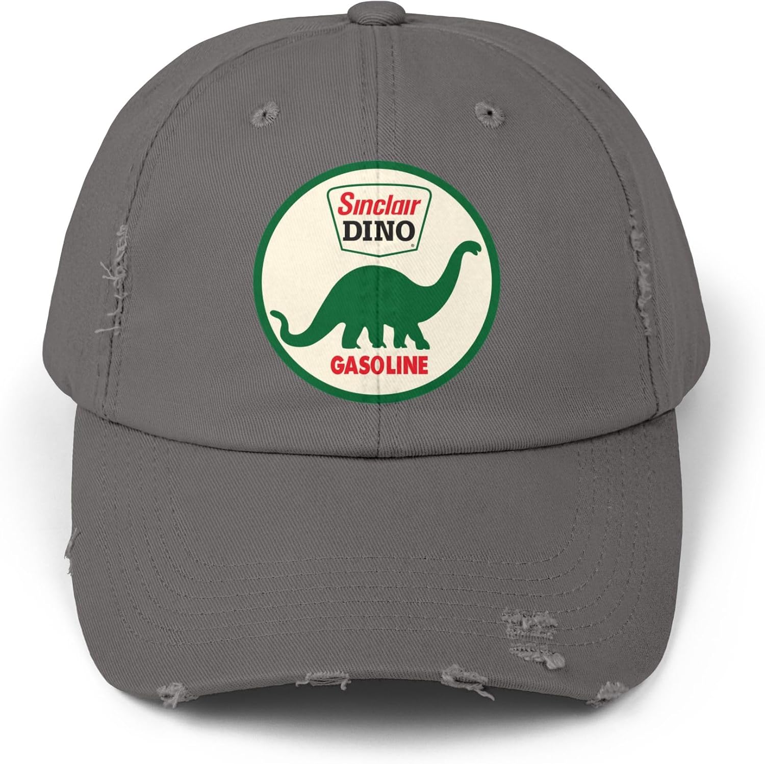 Retro Vintage Sinclair Dino Unisex Distressed Cap