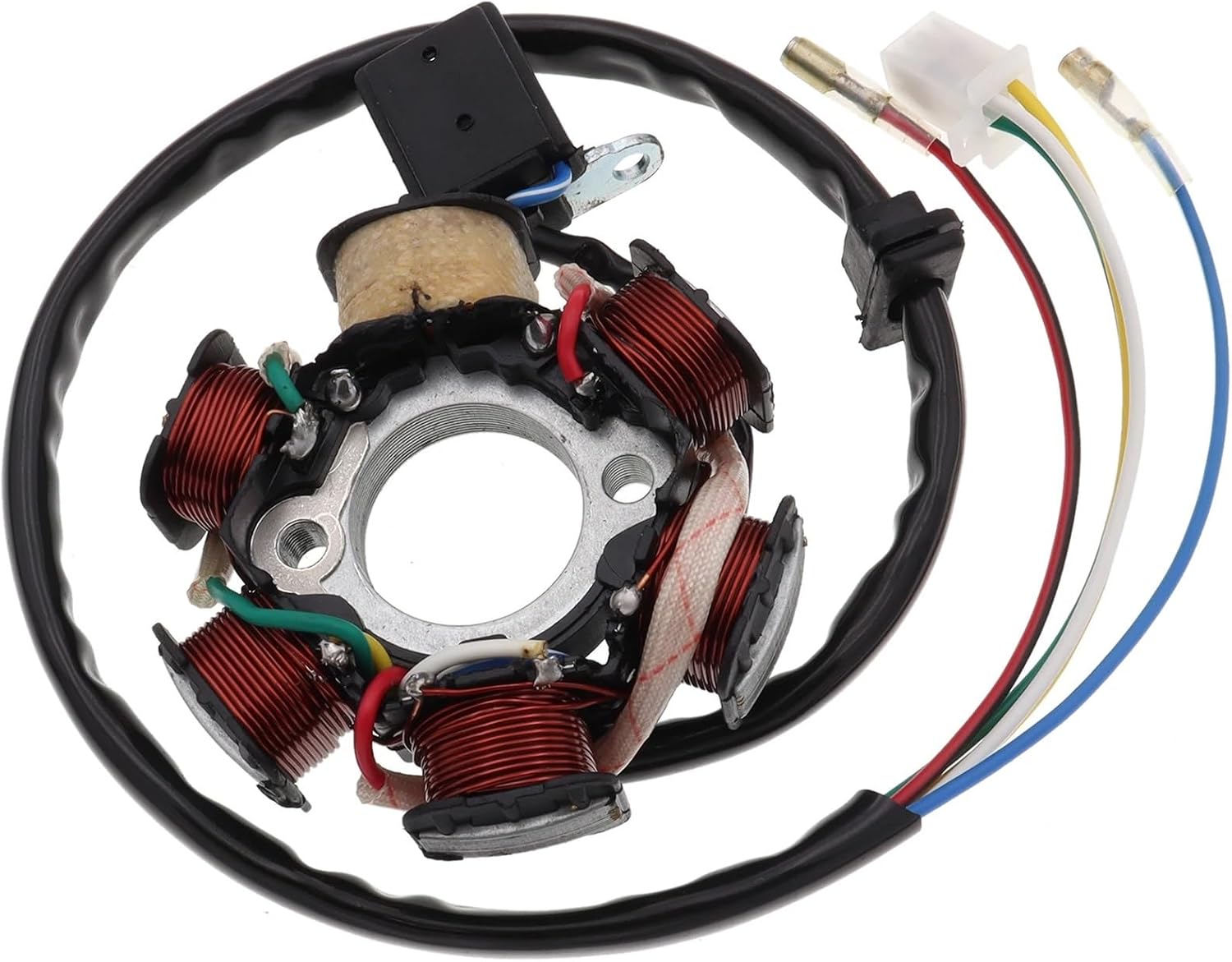 1pcs 6 Coil Pole Magneto Flywheel Stator for 50cc 70cc 90cc 110cc 125cc(Style A)