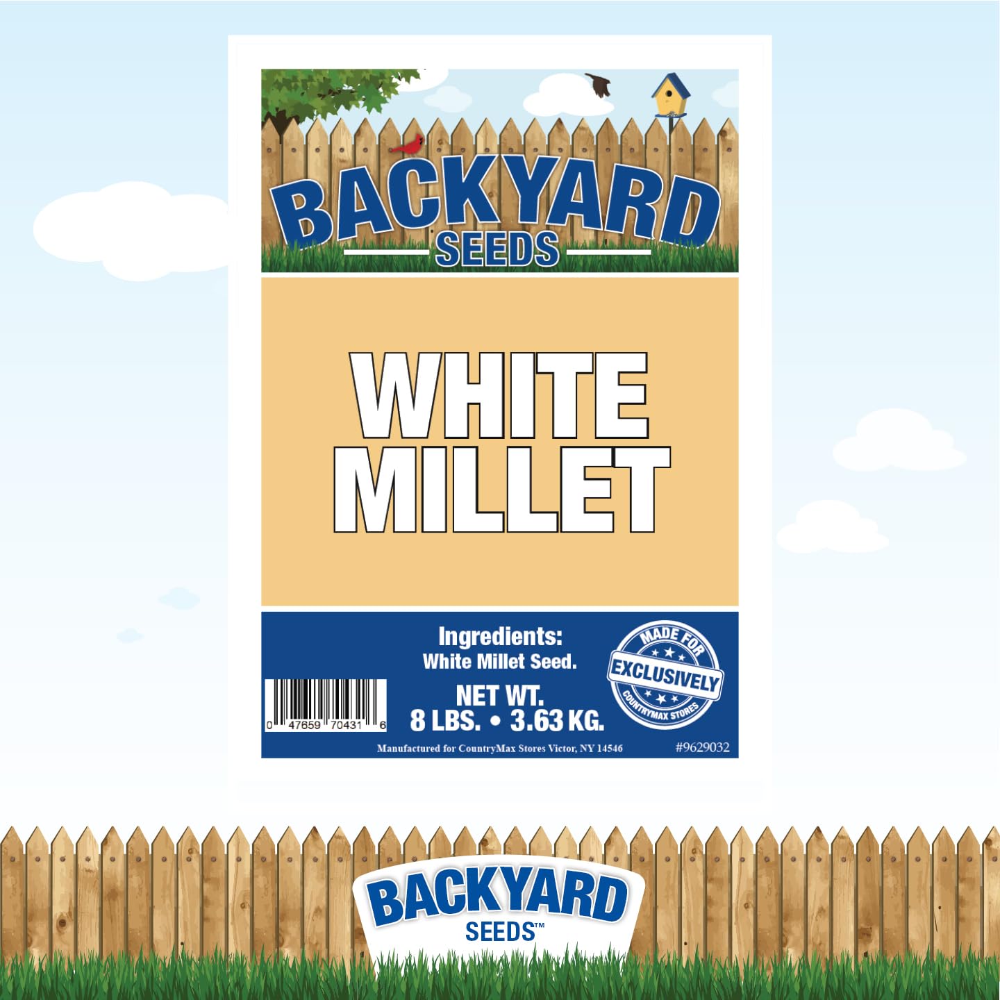 Amazon.com: Backyard Seeds White Millet Bird Seed for
