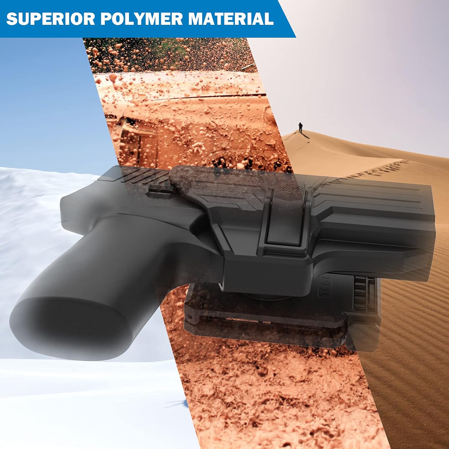 OWB Holster for Sig P320 Compact 9mm/.40 - 360 Adjustable Paddle Molle Belt Fit Sig Sauer P320 X Carry / M18 / X Compact / P320 RX - Outside Waistband Open Carry, RH