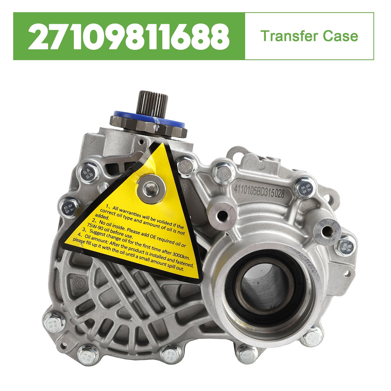 Topteng Transfer Case 27109811688 27109811709 Apto para Mini Countryman ALL4 S 2011-2017, Apto para Mini Paceman ALL4 S 2013-2015, Apto para Mini John Cooper Works ALL4 Paceman 2013-2015