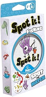 Spot It! Fishing Card Game | Game for Kids | Age 6+ | 2 to 8 Players | Average Playtime 15 Minutes | Eco-Blister | Made by Zygomatic
