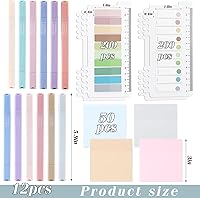 Vista 2 de 22 piezas de suministros de estudio bíblico, resaltadores bíblicos, bolígrafos de colores surtidos, 1000 hojas, notas adhesivas transparentes con 2