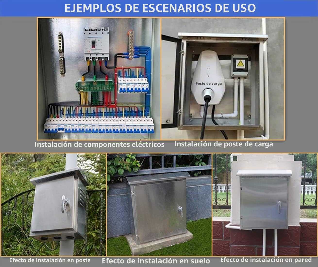 Caja Estanca Exterior Electrica Acero Inoxidable Cuadro Electrico Superficie Distribucion