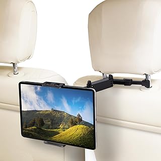 【保育士が監修】 後部座席 タブレットホルダー 車載タブレットホルダー 車載ホルダー 車用 スマホホルダー 後部座席ホルダー 中央 真ん中 ヘッドレスト iPhone Android Nintendo Switch ipad 対応