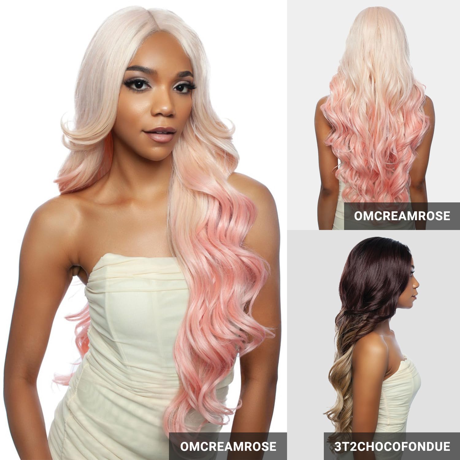 MANE CONCEPT HD Lace Front Wig Brown Sugar BSHC296 Carolyn (Dark Brown 2)