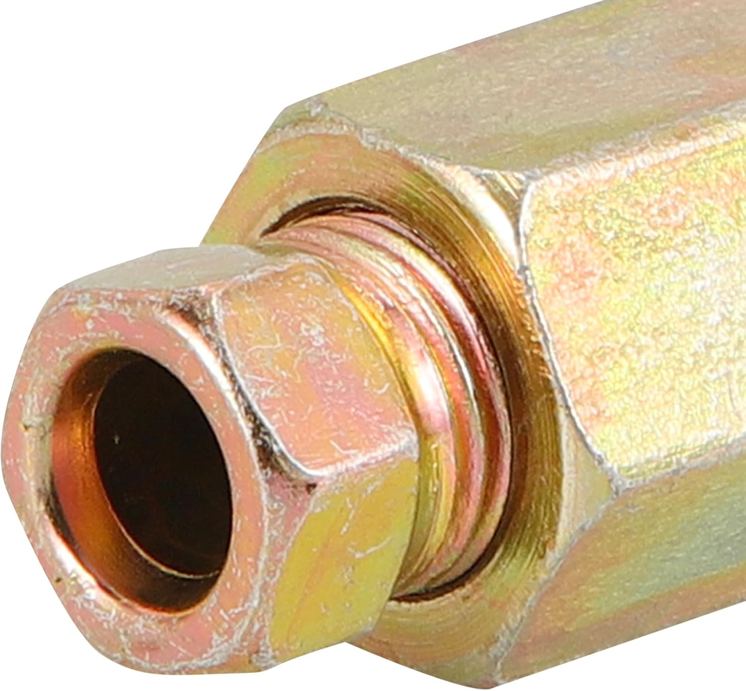 2pcs Brake Line Compression Fitting Connector Brake Hose Union for Automotive Replacement Easy Installation