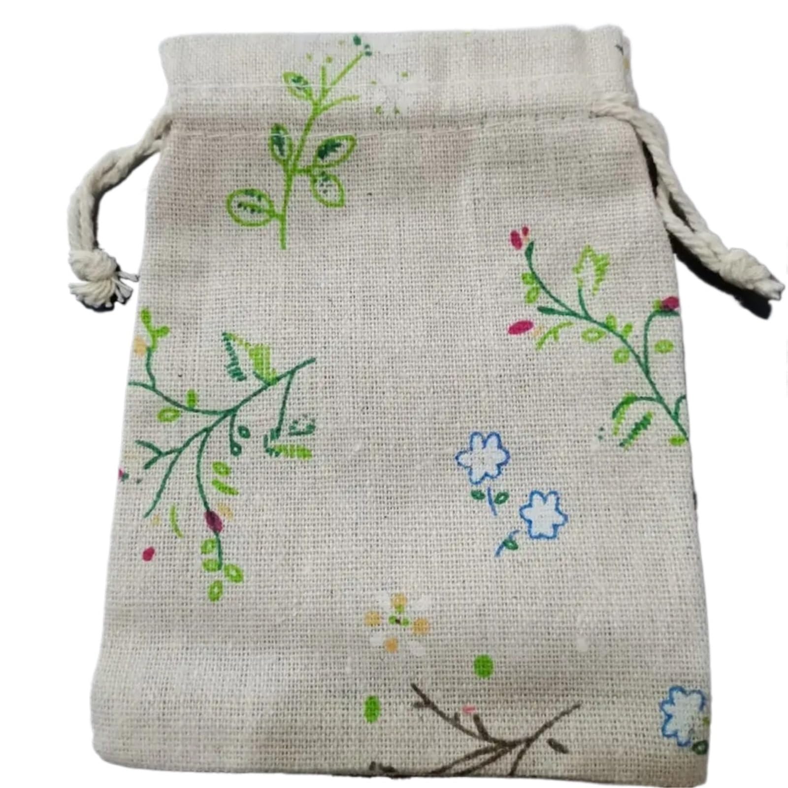 Jute Burlap Bags, Cotton Drawstring Bags 50pcs 10x14 cm(Color3)