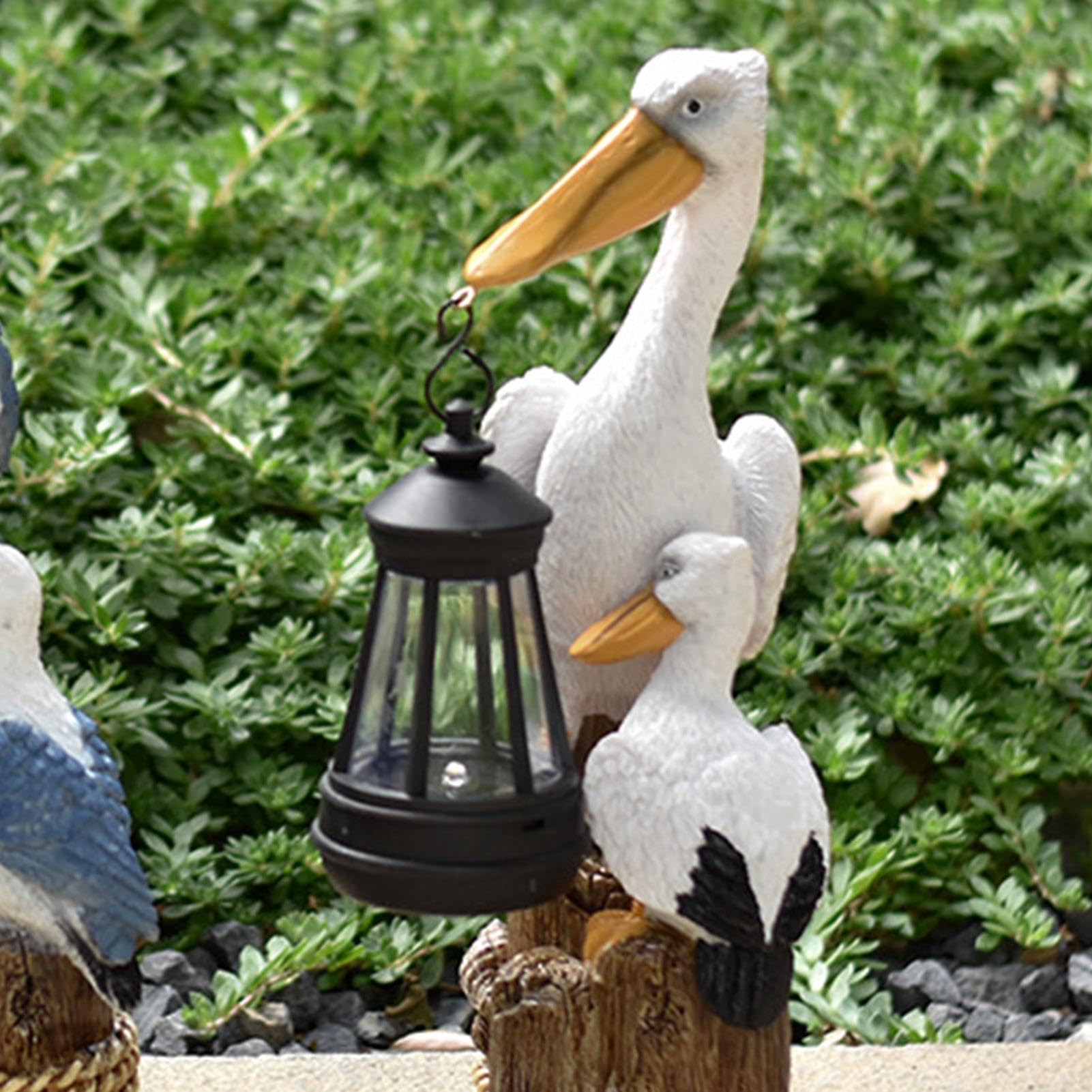 Luces Solares Para Figuras Jardín Exterior Decoración Jardín Con Forma | Escultura Artesanal de Jardín Para Jardineros Propietarios Amantes Animales Patio Trasero Macizo Flores Porche