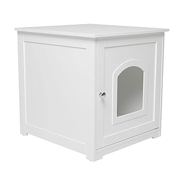 zoovilla PTH0831720110 Kitty Litter Loo, White