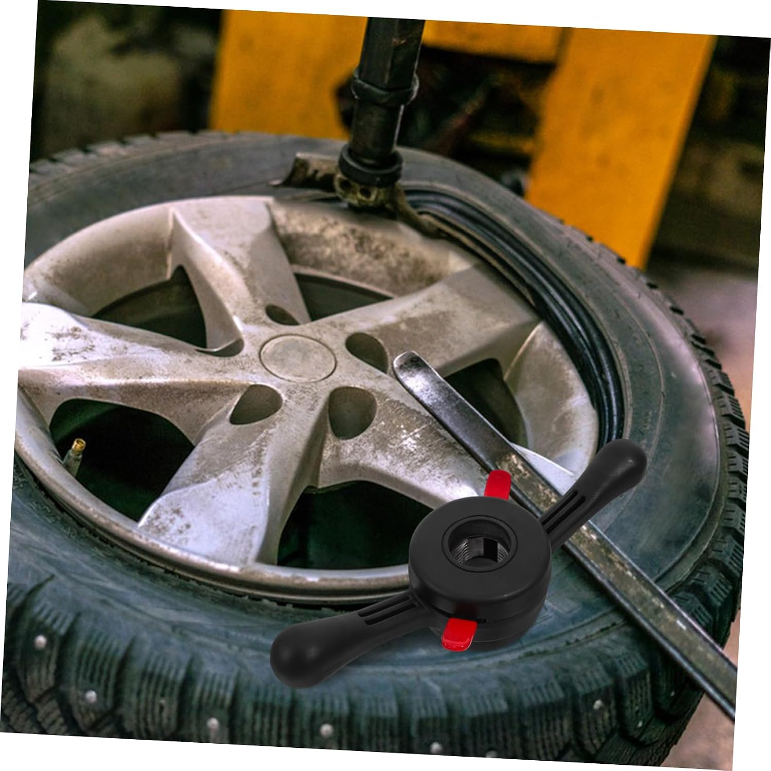 Car Wheel Balancer Tool Quick Release Wing Nut Design for Efficient Tire Changes Thread Pitch Durable Construction Versatile and Precise Balancing for Cars