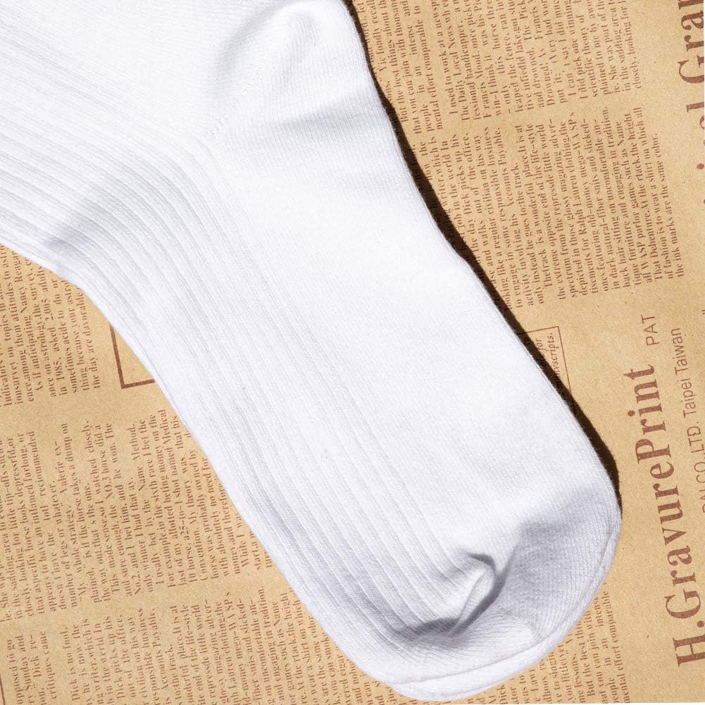 Smithking Quality Hygroscopic Comfy Breathable 100% Cotton Socks for Men & Women …