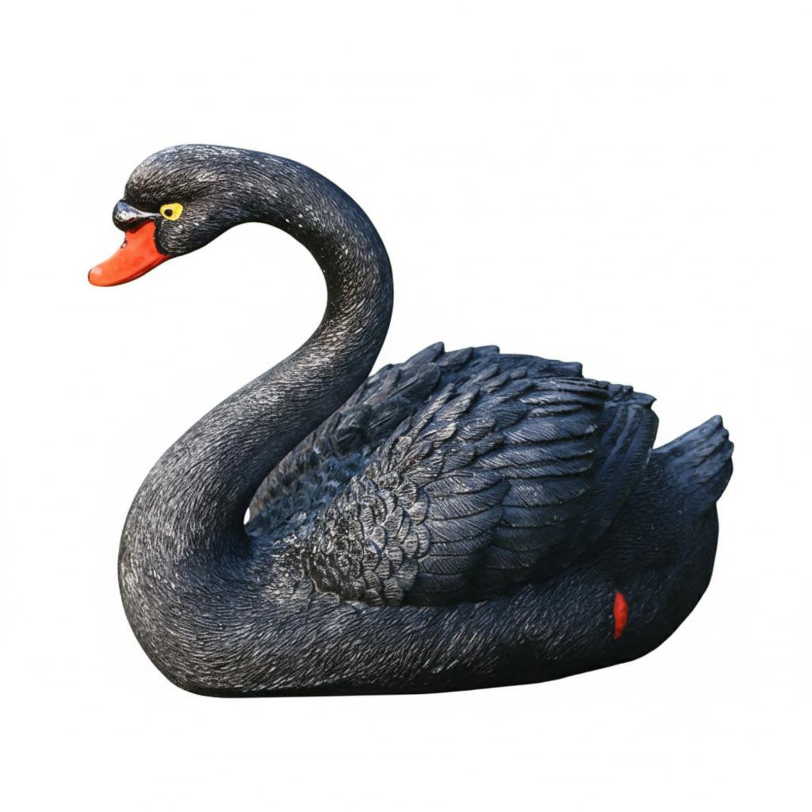Statue de cygne flottant pour décorer une piscine ou un étang de jardin