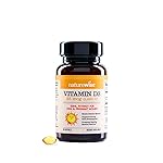 NatureWise Vitamin D3 1000iu (25 mcg) 90-Day Supply for Immune Support, Healthy Muscle Function, and Bone Health - Non-GMO, Gluten Free in Organic Extra Virgin Olive Oil, (Mini Softgel), 90 Count