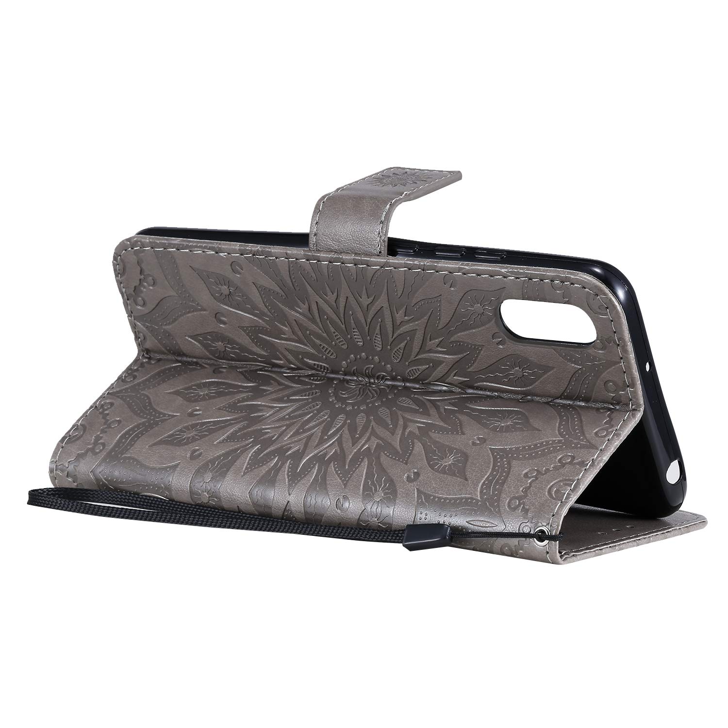 Cover Portafoglio Per Xiaomi Redmi 9A Con Stampa Due Gatti - Custodia A Libro In PU Con Slot, Magnete E Cavalletto