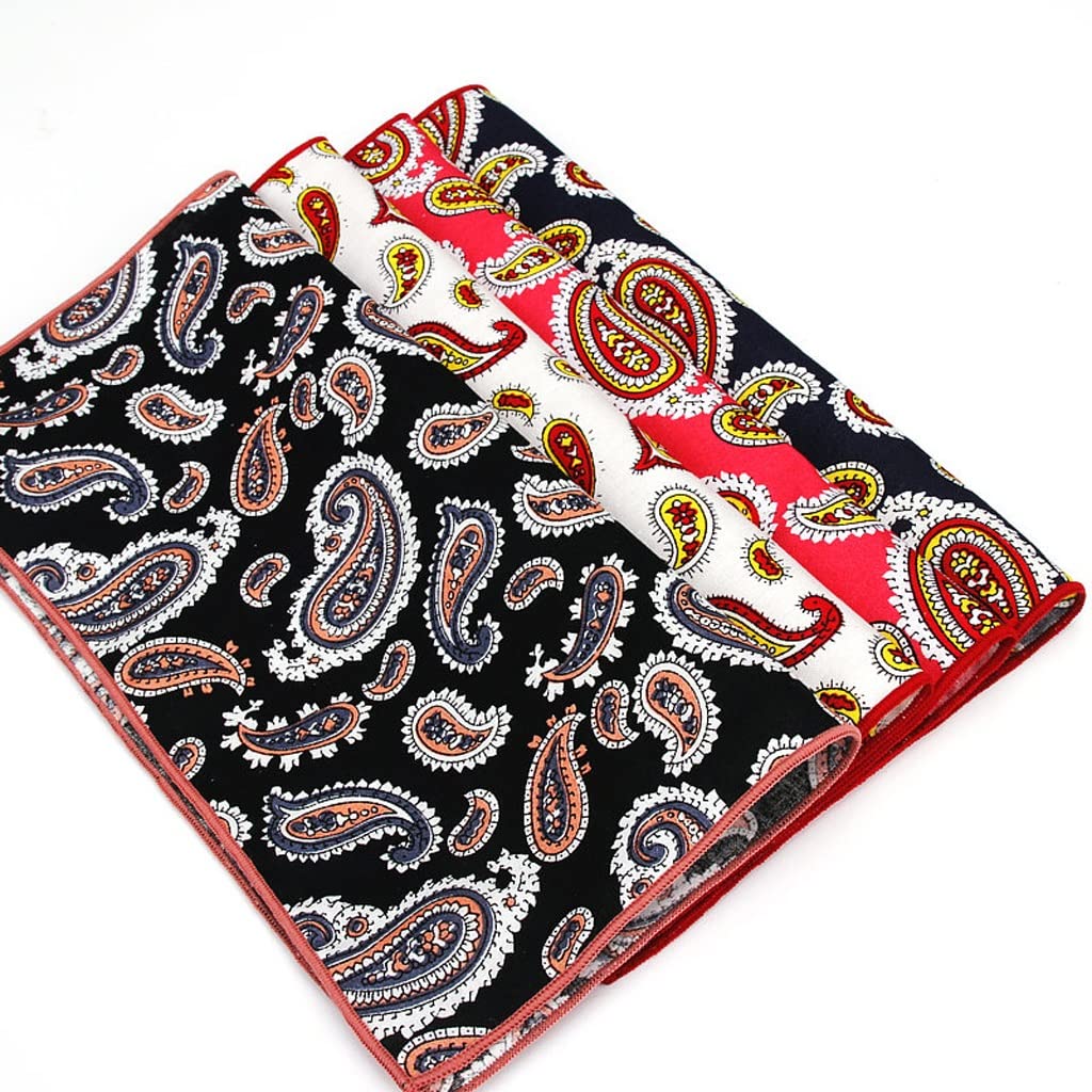 Męskie poszetki, Garnitury Chusteczki kieszonkowe 25cm*93cm Męskie chusteczki do nosa Kratka Moda Ręcznik na klatkę piersiową Chusteczka(C)