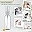 LISAPACK Plastic 1oz Spray Bottles Empty Small Mini Fine Mist Travel Size Atomizer, Tiny Sprayer for Little Perfume, Water, Cologne, Alcohol, Samples (12pcs, clear, 30ml)