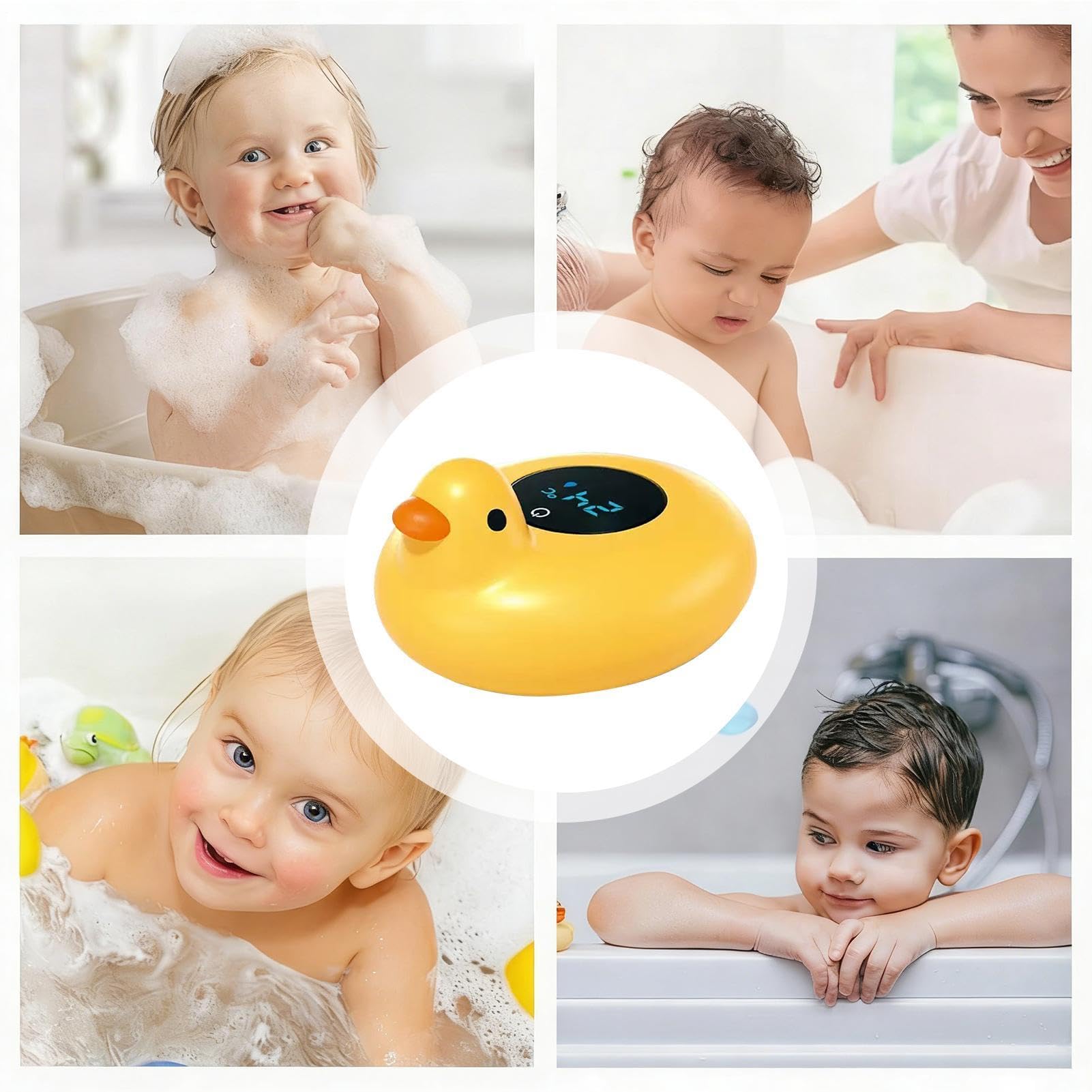 Termometro da Bagno Sicurezza Bambini Misuratore Elettronico Impermeabile | Termometro da Bagno con Design Animali Per piscina, regalo per genitori e bambini