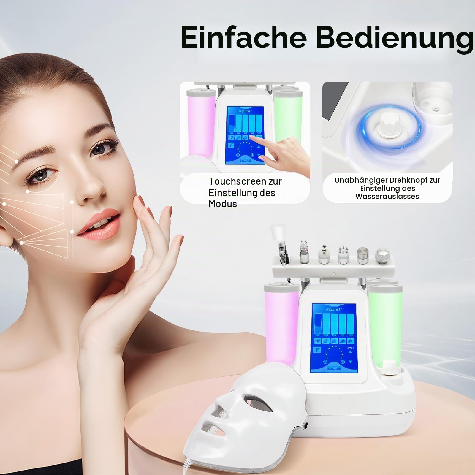 AquafacialgeräT Hydrafacial GeräT Hydrafacial Aqua Facial GeräT Hydrofacial-GeräT Hydrafacial GeräT Professionell Eignet Sich für HäUser SchöNheitszentren Salons Spa Hautbehandlungszentren