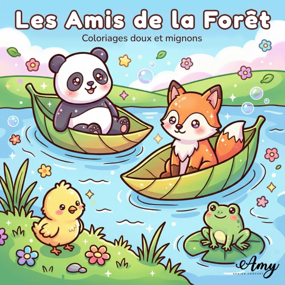 Les Amis de la Forêt: Un livre de coloriage doux et mignon