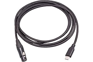 3FT Female XLR to USB C Mic Link Converter Cable