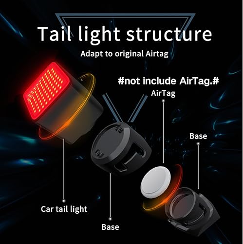 Miniatura 4 de TUYA - Luz trasera de bicicleta inteligente con sensor de freno, luces traseras LED ultra brillantes, dirección automática, recargable, IP67