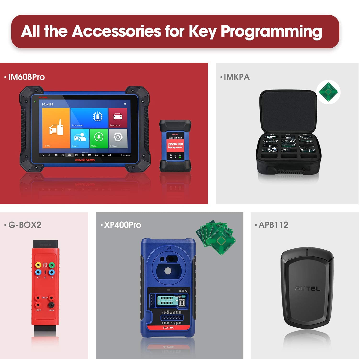 Autel MaxiIM IM608 Pro Key FOB Programming Tool 2022 New Model of IM608, [with XP400 Pro