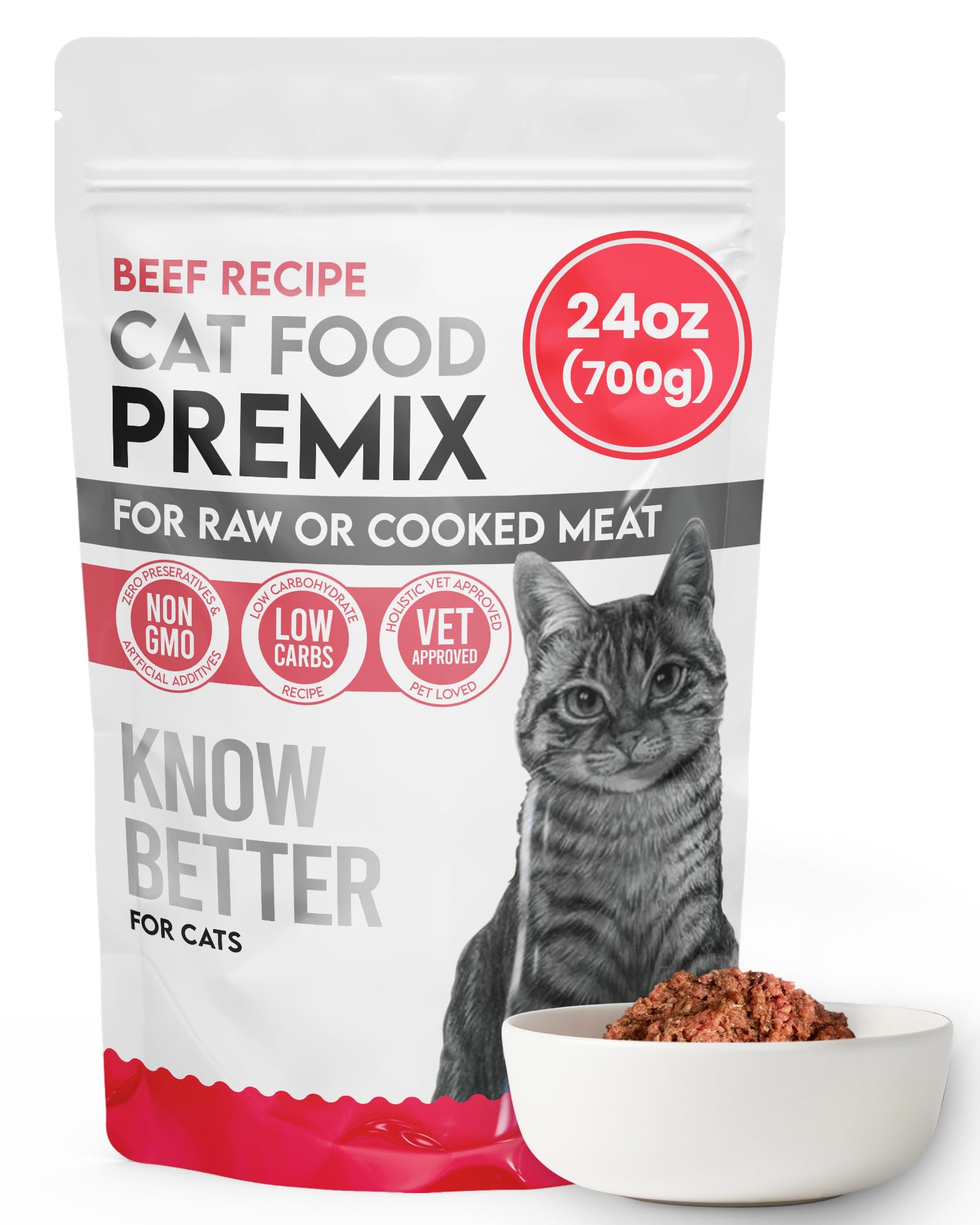 for Cats - Beef Recipe - Previously n as in The Raw for Cats (24oz)