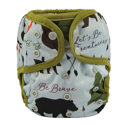 Pañal para bebé, talla única, 8 libras a 36 libras (Be Brave)