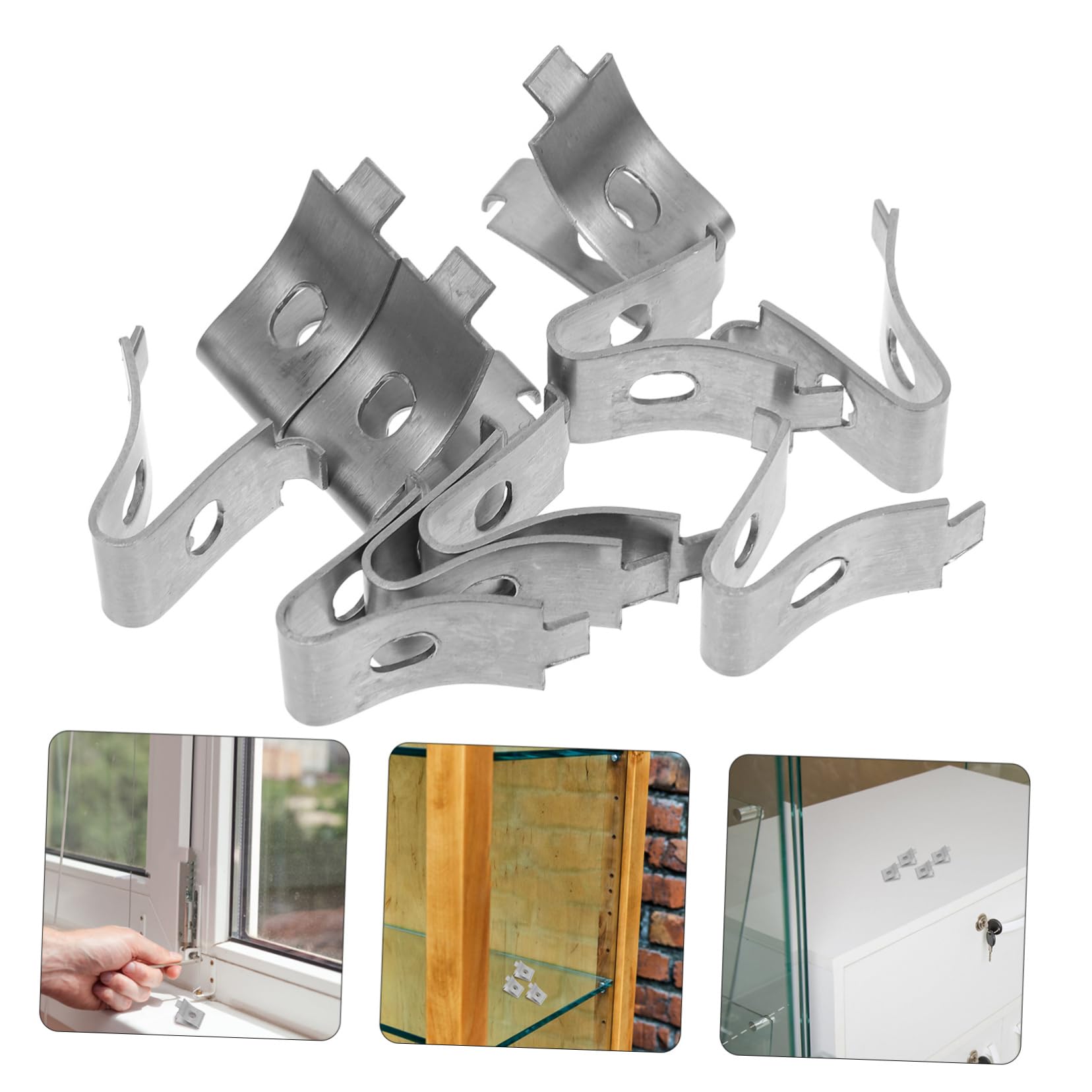 Aluminum 40 Pcs 40-Piece Cabinet Shelf Clips - Stainless Steel Adjustable Shelf  Bracket Clips For Kitchen \u0026 Bookcase Shelf Pins, image size:1656x1656