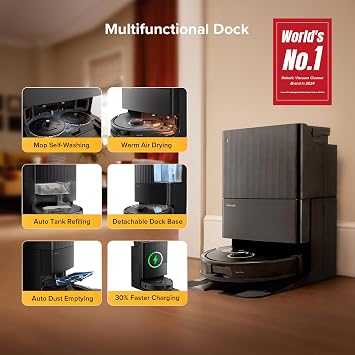 roborock Qrevo S5V Robot Vacuum and Mop Threshold Strip for All Series Robot Vacuums