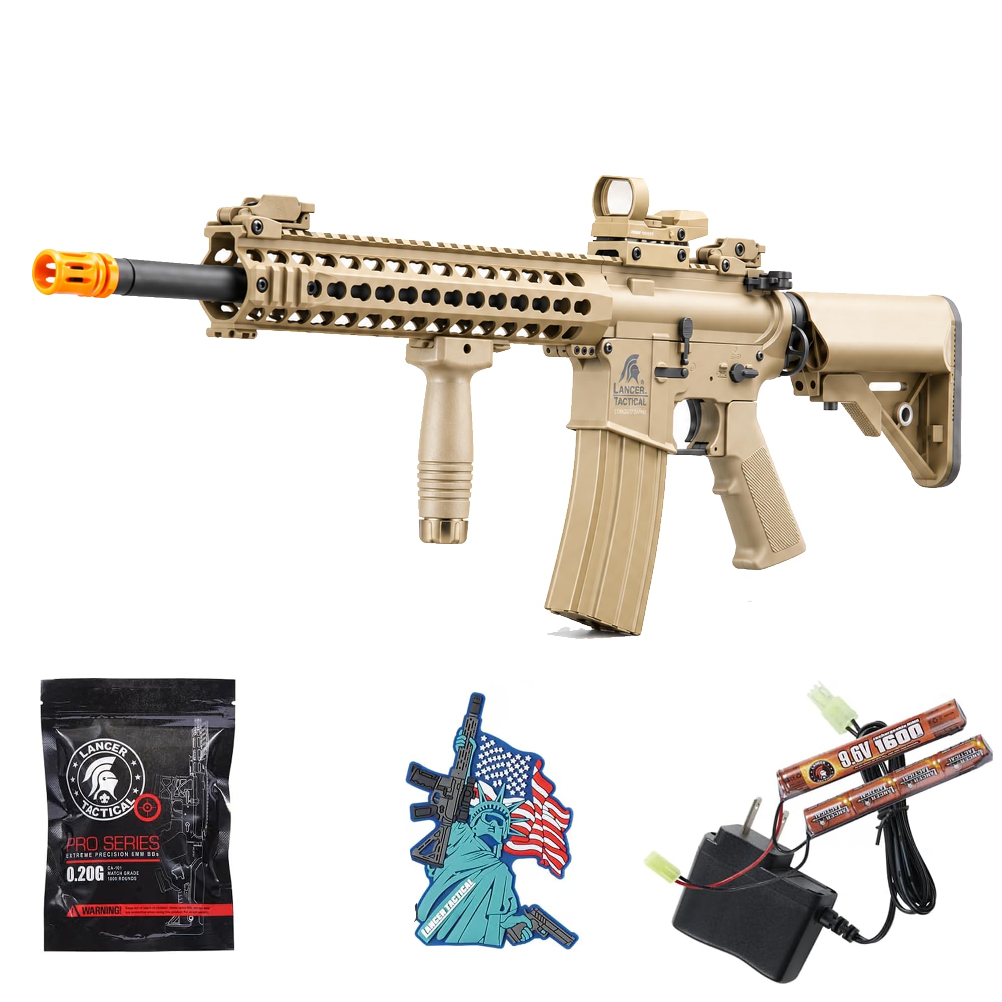 Amazon.com: Lancer Tactical Gen 2 M4 Carbine 10'' Keymod Piactinny