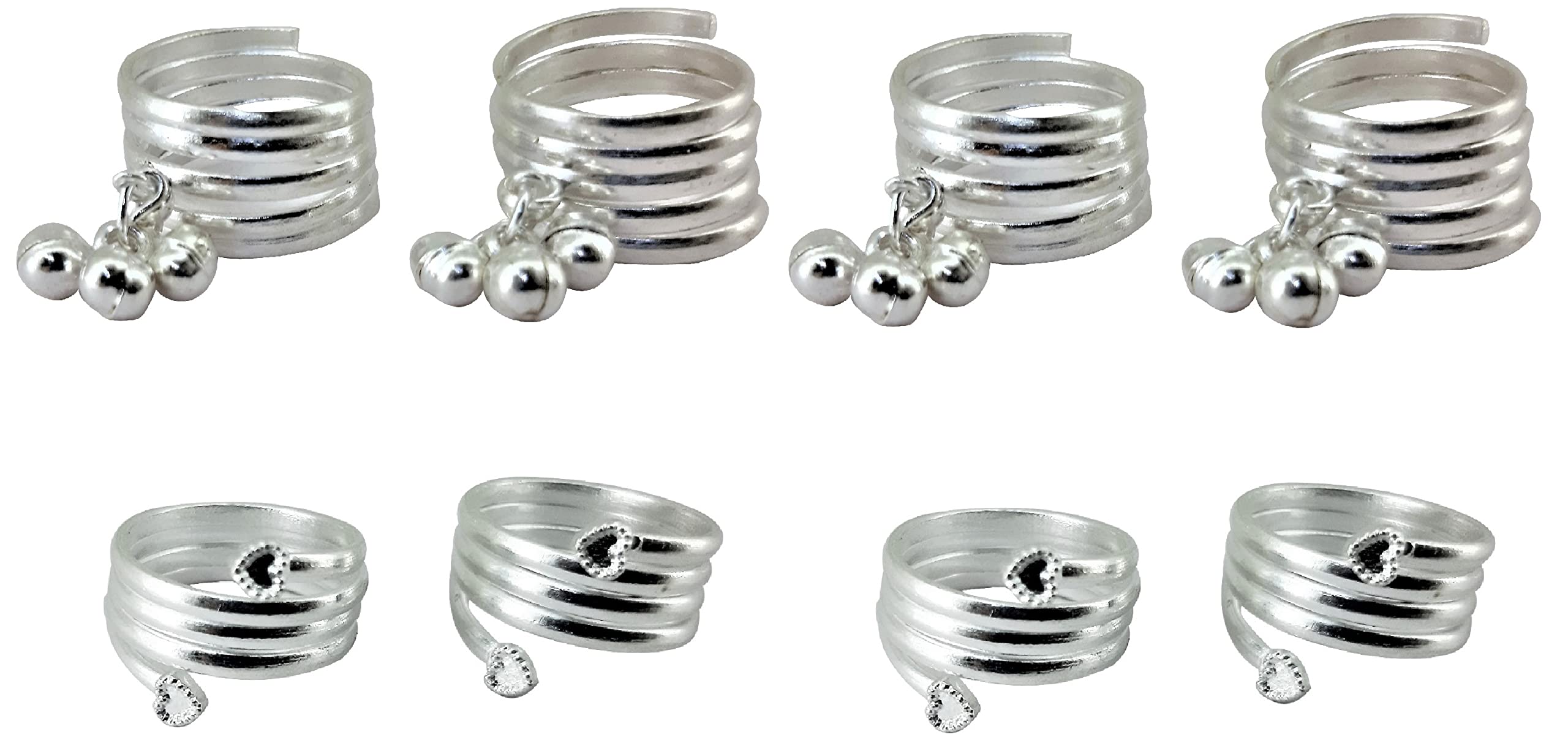 kamada creations Kamada's Adorned trendy Designer Toe Ring pair Combination-picture-37