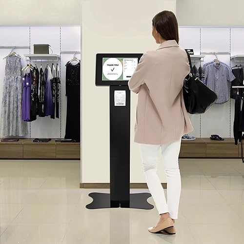 Miniatura 7 de Quiosco de bloqueo y recinto - Quiosco de pie de piso con bloqueo premium con carcasa de seguridad universal - Almacenamiento y gestión de cables