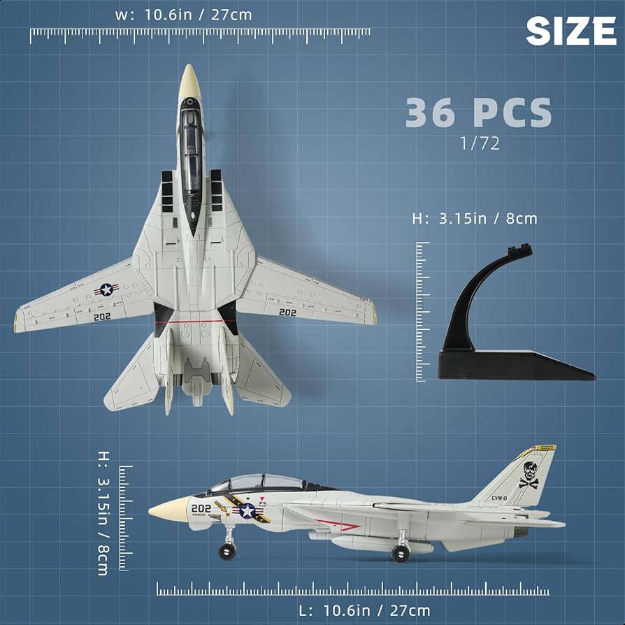 券売機　トム Amazon | SEBUNAS 1:72スケール F-14 トムキャット戦闘機