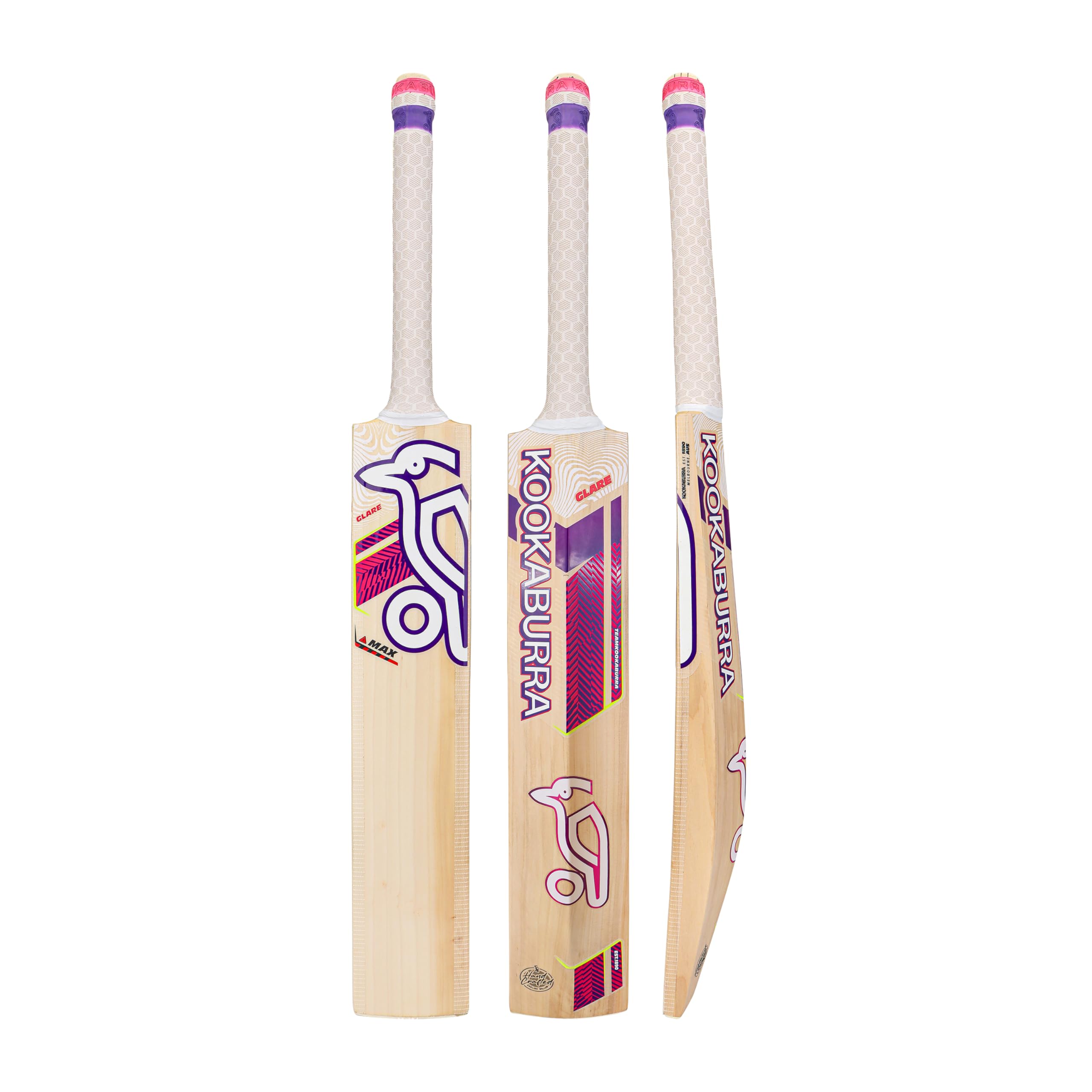 Kookaburra Glare Max - Mazza da cricket con manico corto