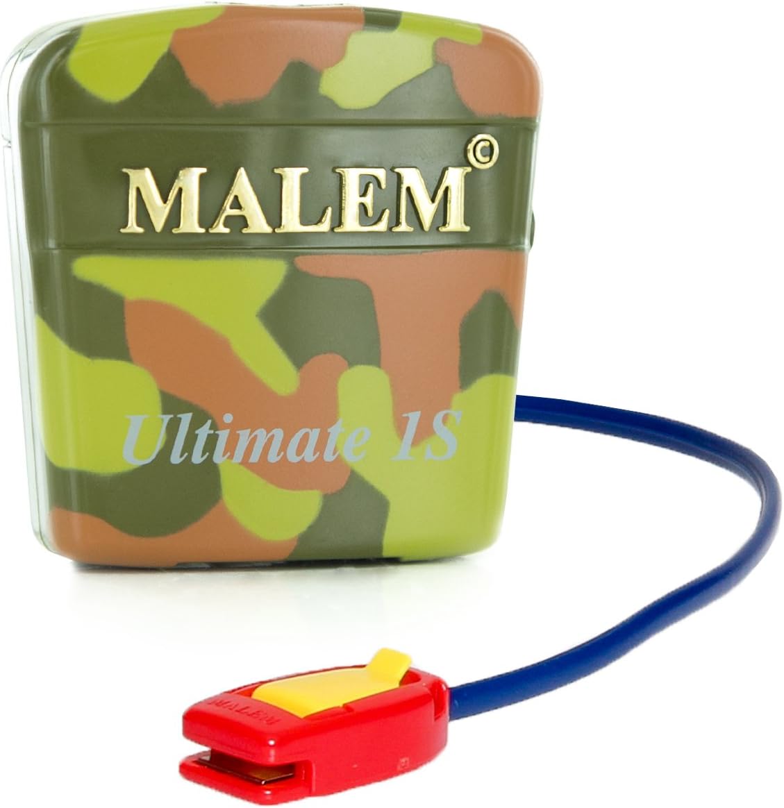 Malem Ultimate PRO 8 Selectable Tones Bedwetting Alarm for Girls & Boys w Loud Sound and Strong Vibration to Stop Bed Wetting-Camouflage