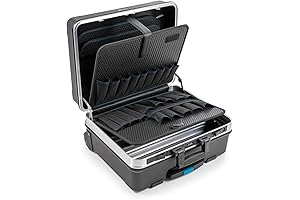 B&W International GO Portable Wheeled Rolling Tool Case Box with Pocket Boards:...