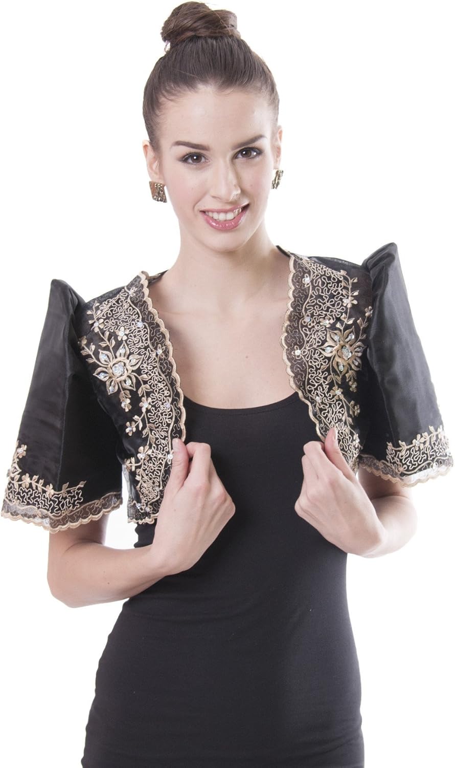 Mestiza Bolero Black 001 - Filipiniana