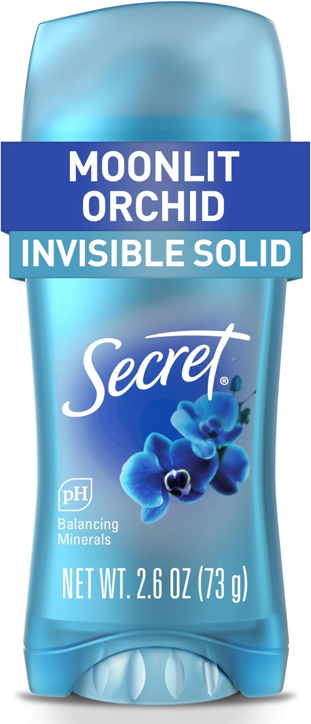 Fresh Antiperspirant Deodorant for Women, 72hr Breathable Sweat & Odor Protection, Instant Freshness & Gentle, PH Balancing Minerals, Invisible Solid, Moonlight Orchid Scent, 2.6 oz