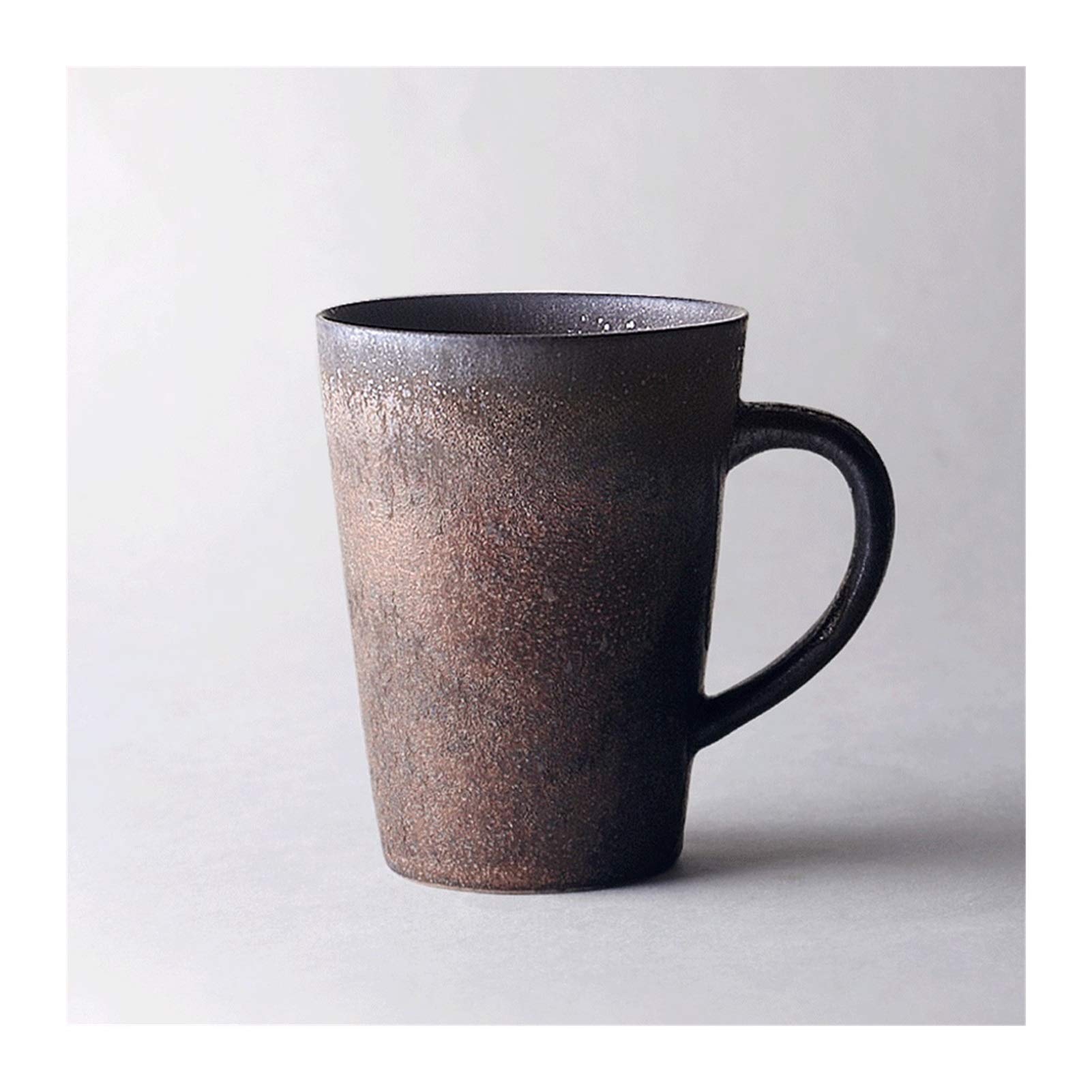 Generic Tazas de Café de Cerámica Tazas de Café de Cerámica de 10 Onzas Tazas de Café de Cerámica Hechas a Mano para Hombres Y Mujeres & Tazas de Té Negro de Piedra/B/300 Ml